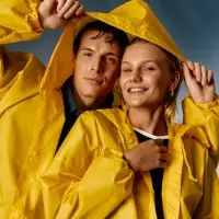 Дождевик унисекс Rainman желтый, размер M