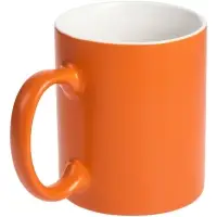 Кружка Promo матовая, оранжевая
