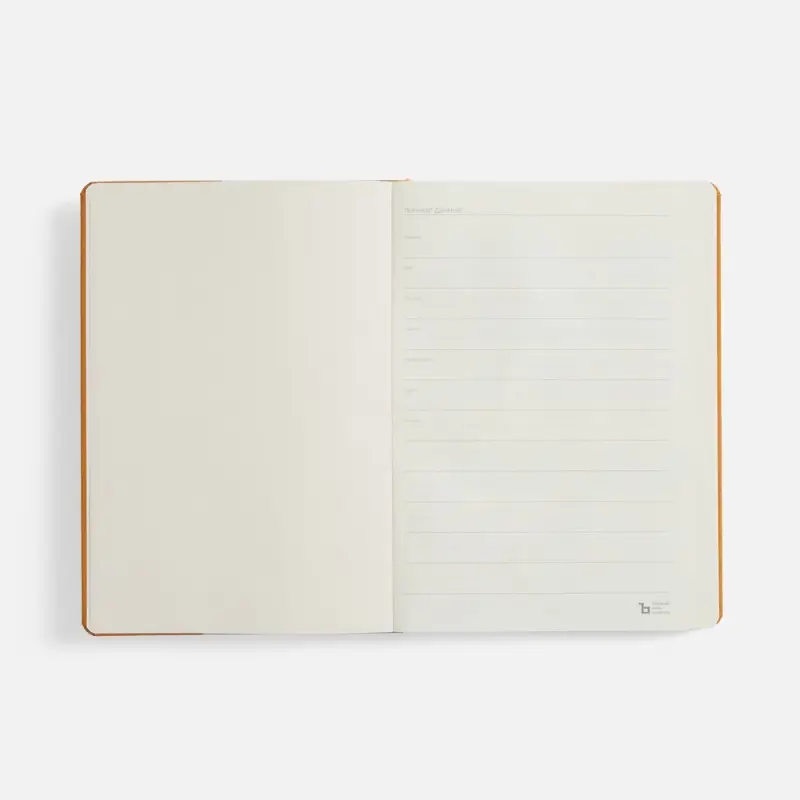 Ежедневник Urban Hard, недатированный, оранжевый