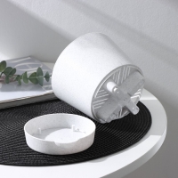 Горшок для цветов с прикорневым поливом &laquo;Альянс&raquo;, 1 л, d=13 см, h=12 см, мрамор