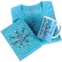 Футболка &laquo;Вместе и вовремя&raquo;, голубая, размер S