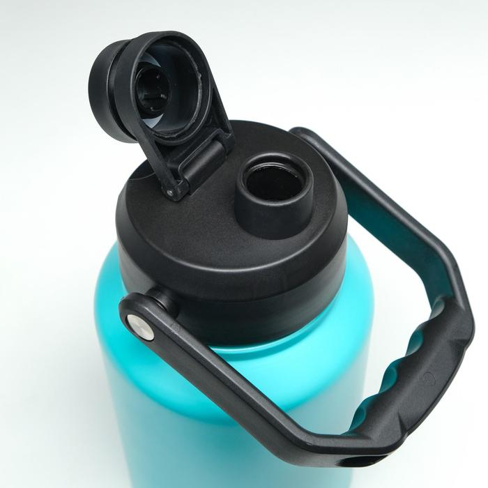 Термос, 2 л, Тропа Термос, 2 л, Тропа "Бидон", сохраняет тепло 48 ч, бирюзовый