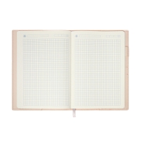 Органайзер на кольцах, А5, 128л, клетка, обл.кожзам, с боковой закладкой, Бизнес, бежевый Органайзер на кольцах, А5, 128л, клетка, обл.кожзам, с боковой закладкой, Бизнес, бежевый