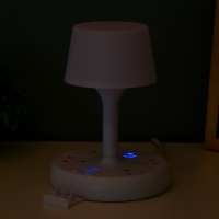 Настольная лампа "Эра" LED 5Вт 3000К-6000К 4 розетки 2хUSB2.0 МИКС 15х15х22см RISALUX Настольная лампа "Эра" LED 5Вт 3000К-6000К 4 розетки 2хUSB2.0 МИКС 15х15х22см RISALUX