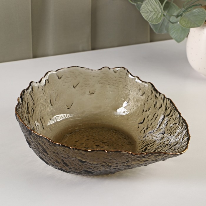 Салатник стеклянный фигурный &laquo;Ракушка&raquo;, 930 мл, 22,5&times;17,5&times;7 см