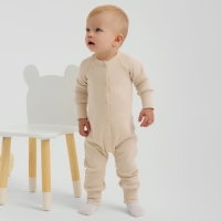 Комбинезон детский MINAKU, цвет светло-бежевый, рост 74-80 см