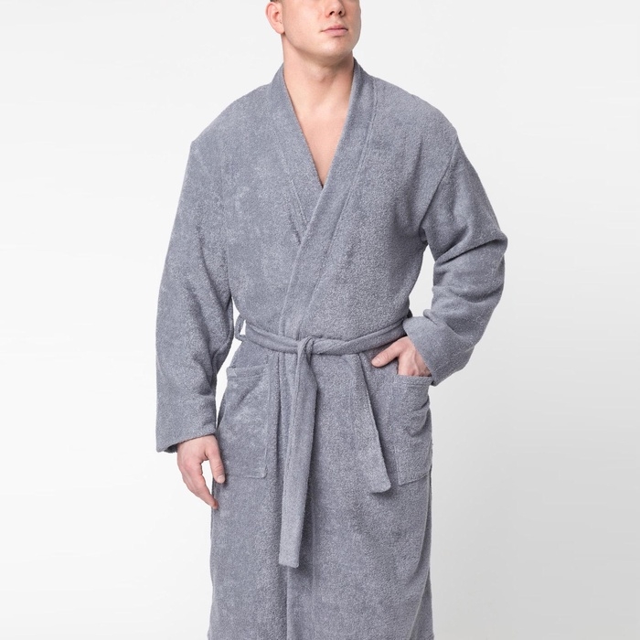 Халат махровый &laquo;Экономь и Я&raquo;, размер 52-54