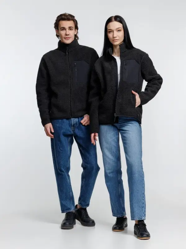 Куртка унисекс Fury, темно-серая (графит), размер M