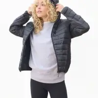 Куртка с капюшоном женская Stream Women, темно-синяя, размер M