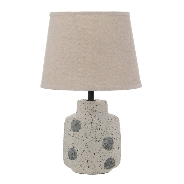 Настольная лампа "Аурика" Е14 40Вт серый 20х20х33 см RISALUX