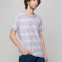 Футболка мужская RAYET двусторонняя, красный/синий, размер M