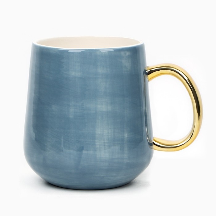 Новый год! Кружка новогодняя керамическая &laquo;Пингвин&raquo;, 600 мл, цвет голубой