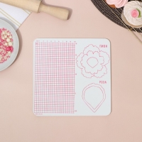 Набор матов для моделирования и сушки цветов из мастики &laquo;Пионы&raquo;, 20&times;20&times;3,5 см, 2 шт, цвет белый, черный