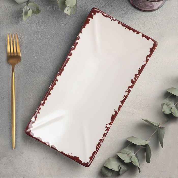 Блюдо для суши Antica perla, 14&times;27,5 см