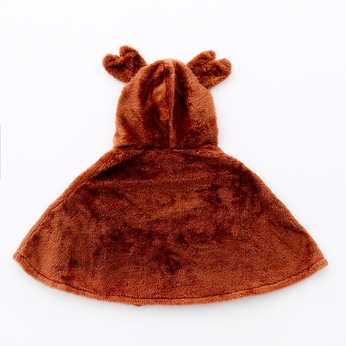 Карнавальная накидка &laquo;Оленёночек&raquo;, рост 104-128 см, коричневый