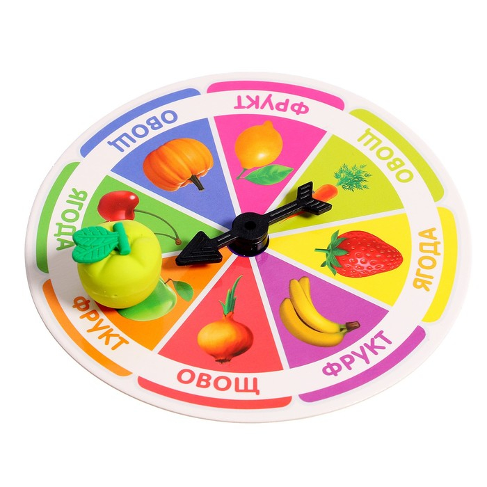 Тактильное лото &laquo;Что где растёт&raquo;, фрукты овощи, по методике Монтессори