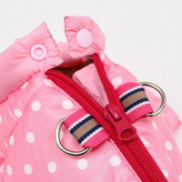 Комбинезон для собак "Горошек", размер 18 (ДС 31, ОГ 46, ОШ 38 см), розовый Комбинезон для собак "Горошек", размер 18 (ДС 31, ОГ 46, ОШ 38 см), розовый