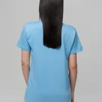 Футболка унисекс T-bolka 140, голубая, размер XXXL