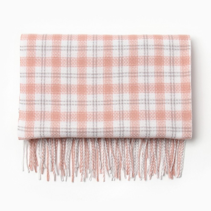 Шарф зимний с кистями MINAKU 65*180 + 8 см клетка Шарф зимний с кистями MINAKU 65*180 + 8 см клетка