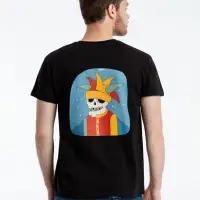 Футболка &laquo;Шут&raquo;, черная, размер S