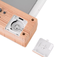 Часы настольные с термометром и гигрометром КТ-3386 Часы настольные с термометром и гигрометром КТ-3386