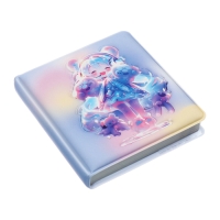 Записная книжка подарочная 96л,линия, цветной блок,обложка ПВХ 3D Аниме (9,5х10,5см)