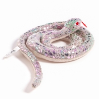 Мягкая игрушка &laquo;Змея&raquo;, 80 см, цвет серебро