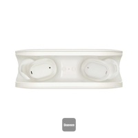 Наушники беспроводные Baseus EZ10, вакуумные, BT 5.3, 40/300 мАч, белые