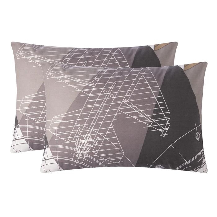 Комплект наволочек Комплект наволочек "Этель" Механика 50х70 см - 2 шт, 100% хлопок, бязь