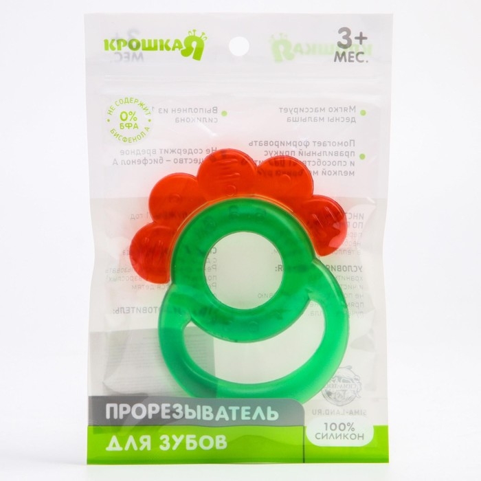 Прорезыватель охлаждающий с водой «Гребешок», цвет МИКС, Крошка Я Прорезыватель охлаждающий с водой «Гребешок», цвет МИКС, Крошка Я