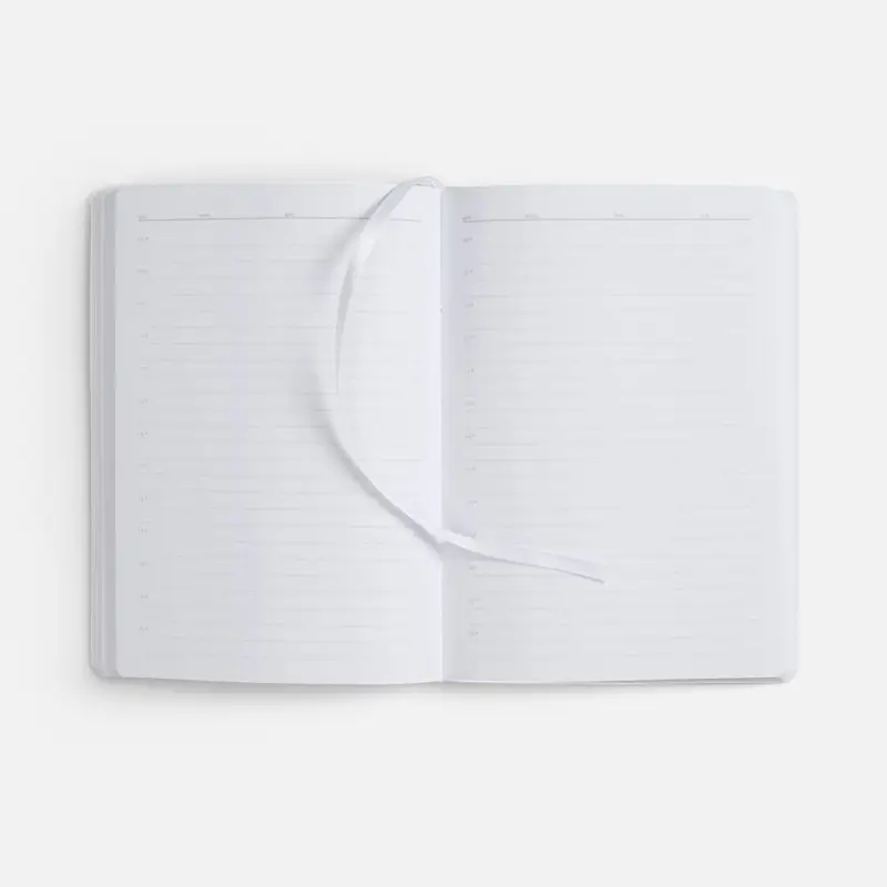 Ежедневник Tact, недатированный, белый