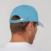 Бейсболка Honor, голубая с белым кантом Бейсболка Honor, голубая с белым кантом