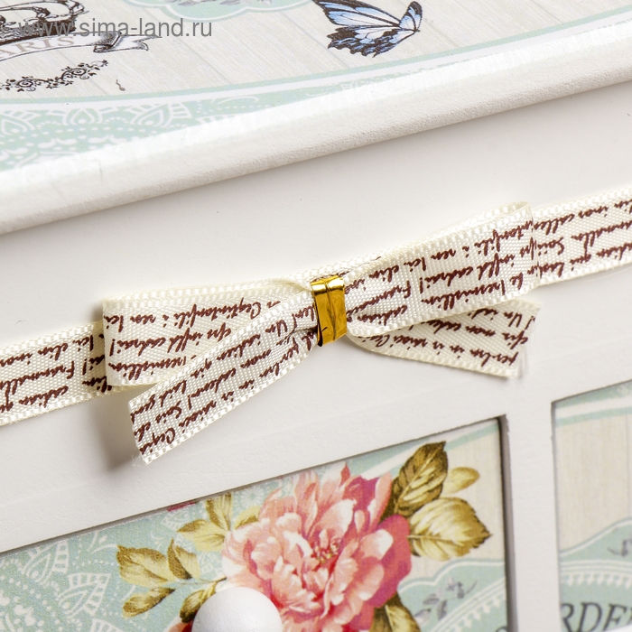 Шкатулка дерево комод "Цветочный" 9,5х19,5х11 см