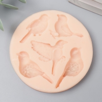 Молд силикон "Птицы" 1,5х3,5 см-1,5х4,5 см МИКС Молд силикон "Птицы" 1,5х3,5 см-1,5х4,5 см МИКС