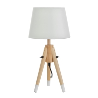 Настольная лампа "Алсен" Е27 белый 24х24х48 см Настольная лампа "Алсен" Е27 белый 24х24х48 см