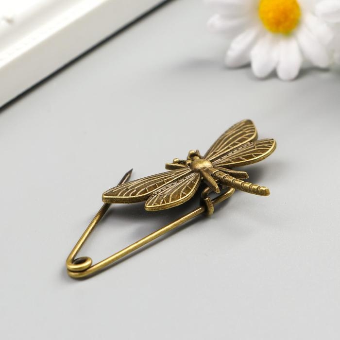 Булавка металл Булавка металл "Стрекоза" 6,5х3,1 см