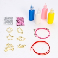 Набор для творчества &laquo;Раскрась витражики. Единороги&raquo; 5 форм