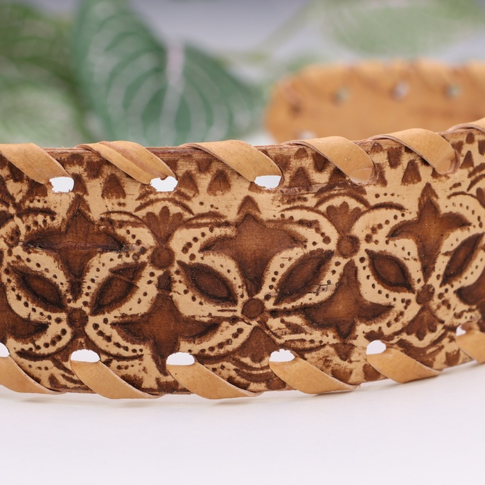 Ободок &laquo;Орнамент&raquo;, береста