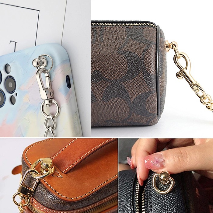 Кобурный винт d = 6/8 &times; 9 мм, с кольцом d = 10 мм, 4 шт, цвет бронзовый