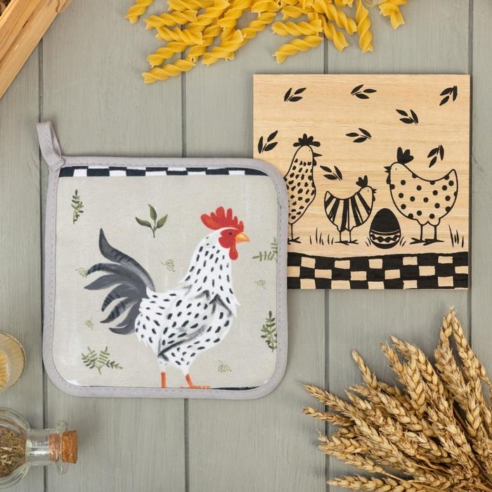 Набор кухонный &laquo;Светлой пасхи&raquo; прихватка, подставка под горячее