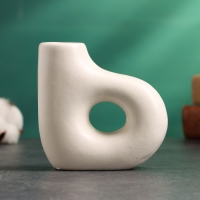 Подсвечник "Брэй" белый глянец, 10х4х10см Подсвечник "Брэй" белый глянец, 10х4х10см