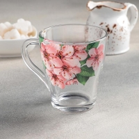Кружка «Живая природа. Сакура», стеклянная, 250 мл Кружка «Живая природа. Сакура», стеклянная, 250 мл