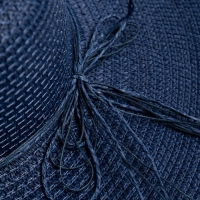 Шляпа женская MINAKU "Ocean", размер 56-58, цвет синий