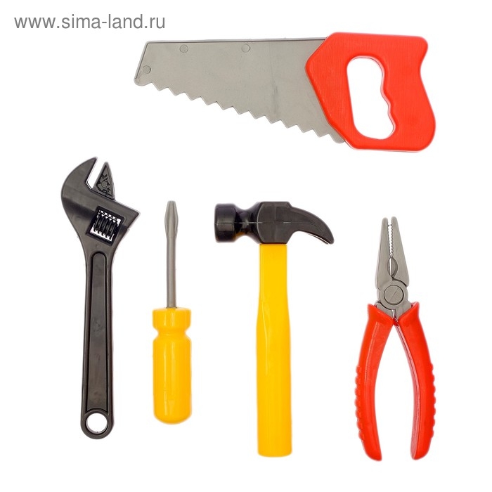 Набор инструментов &laquo;Плотник&raquo;, 5 предметов, МИКС