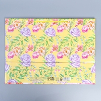 Пакет подарочный ламинированный горизонтальный, упаковка, &laquo;Букет для тебя&raquo;, L 28 х 38 х 9 см