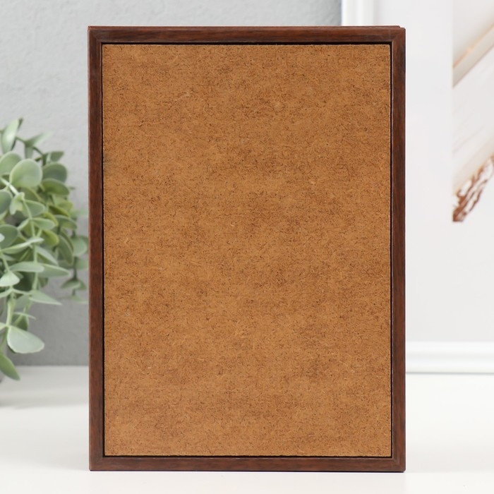 Ключница "Дом в лесу" 15х21 см орех