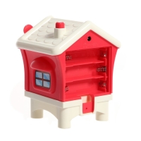 Конструктор развивающий с шестерёнками &laquo;Весёлые паровозики&raquo;, 33 детали