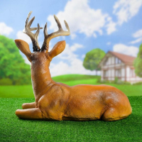 Садовая фигура "Олень лежит" 55х25х50см Садовая фигура "Олень лежит" 55х25х50см