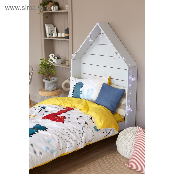 Постельное бельё &laquo;Этель&raquo; 1.5 сп Dinoparty 143х215 см, 150х214 см, 50х70 см -1 шт,100% хлопок, бязь