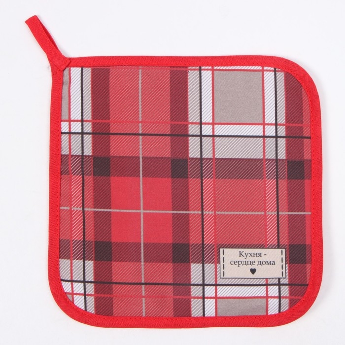 Прихватка Этель "Уютное Рождество" 19х19 см, 100% хл, ватин 250 г/м2